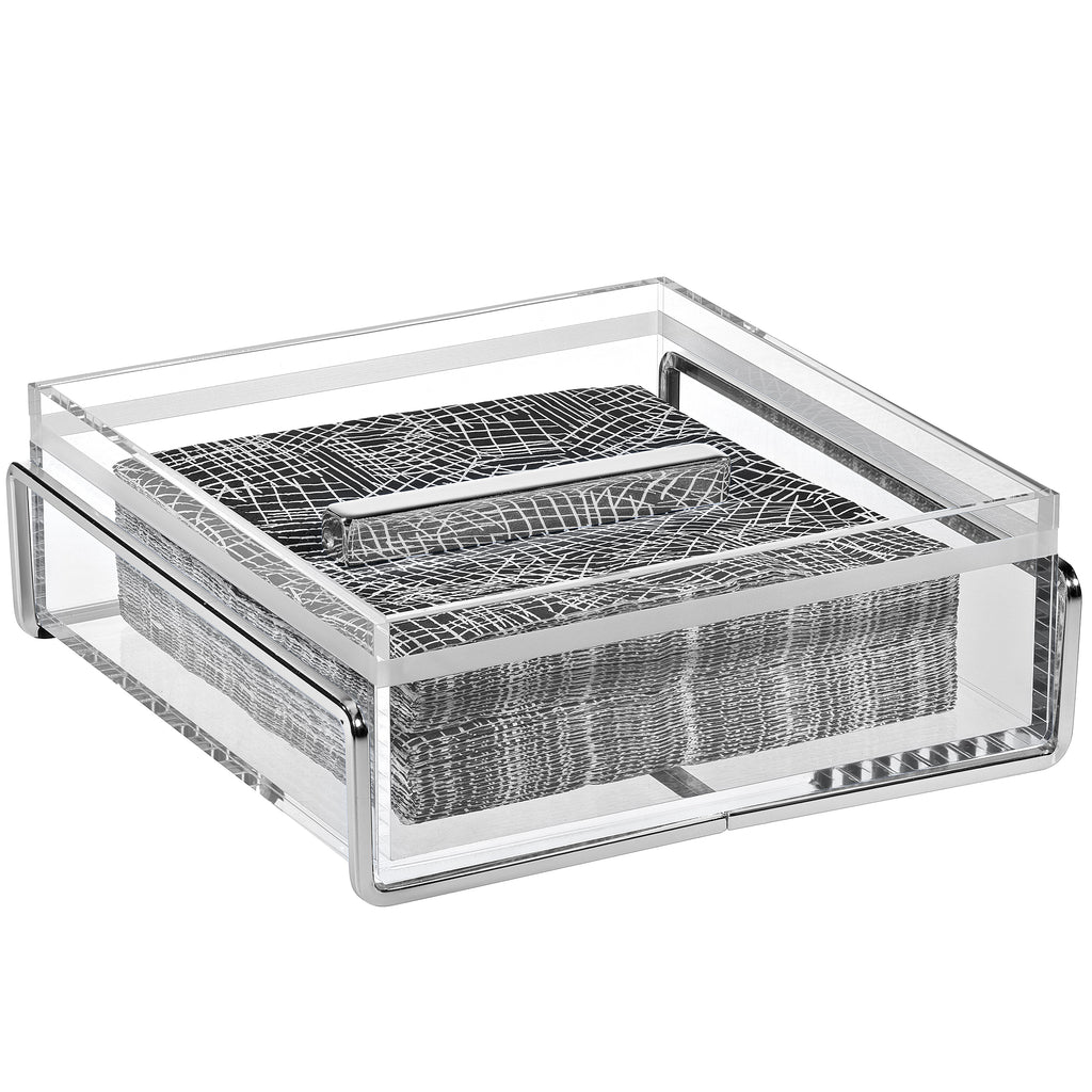 Alexandria Silver Napkin Holder