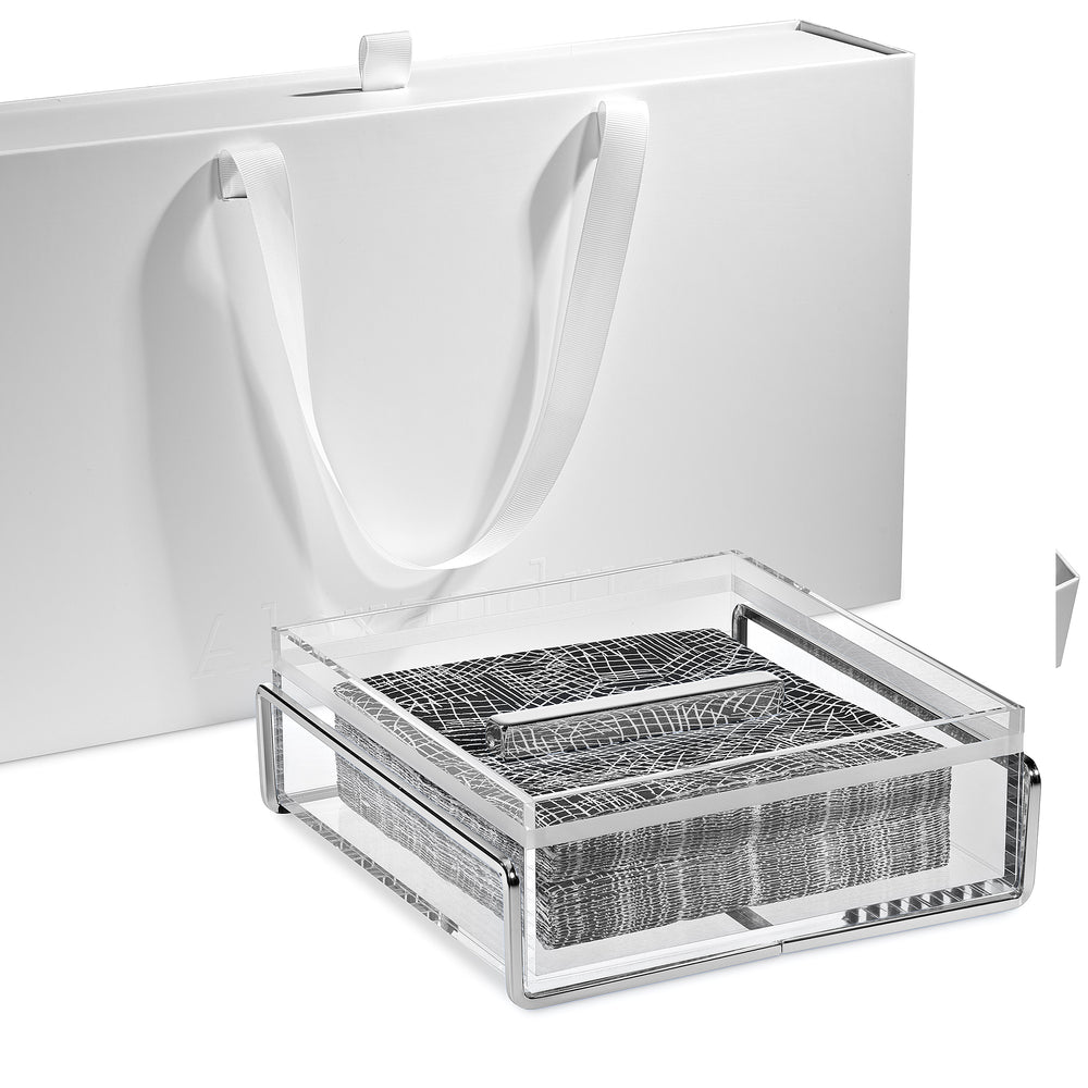 Alexandria Silver Napkin Holder