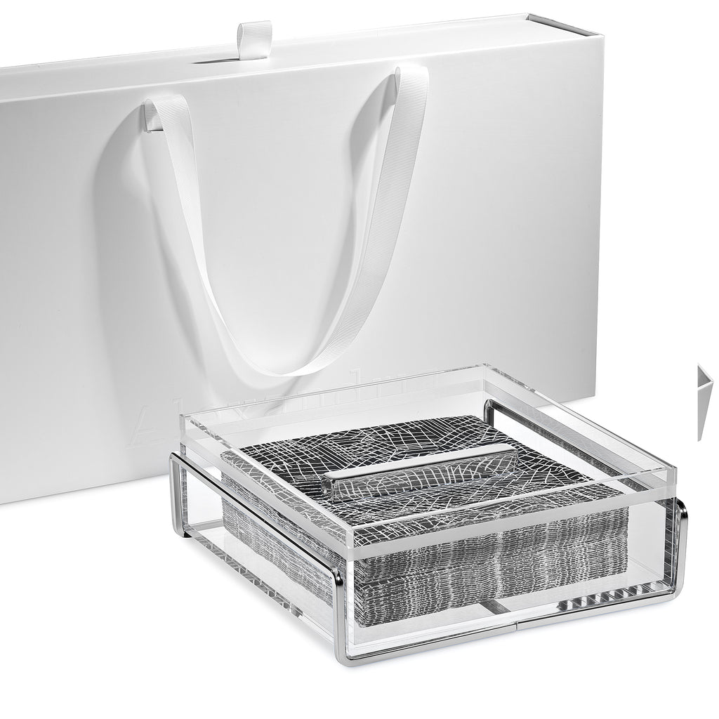 Alexandria Silver Napkin Holder