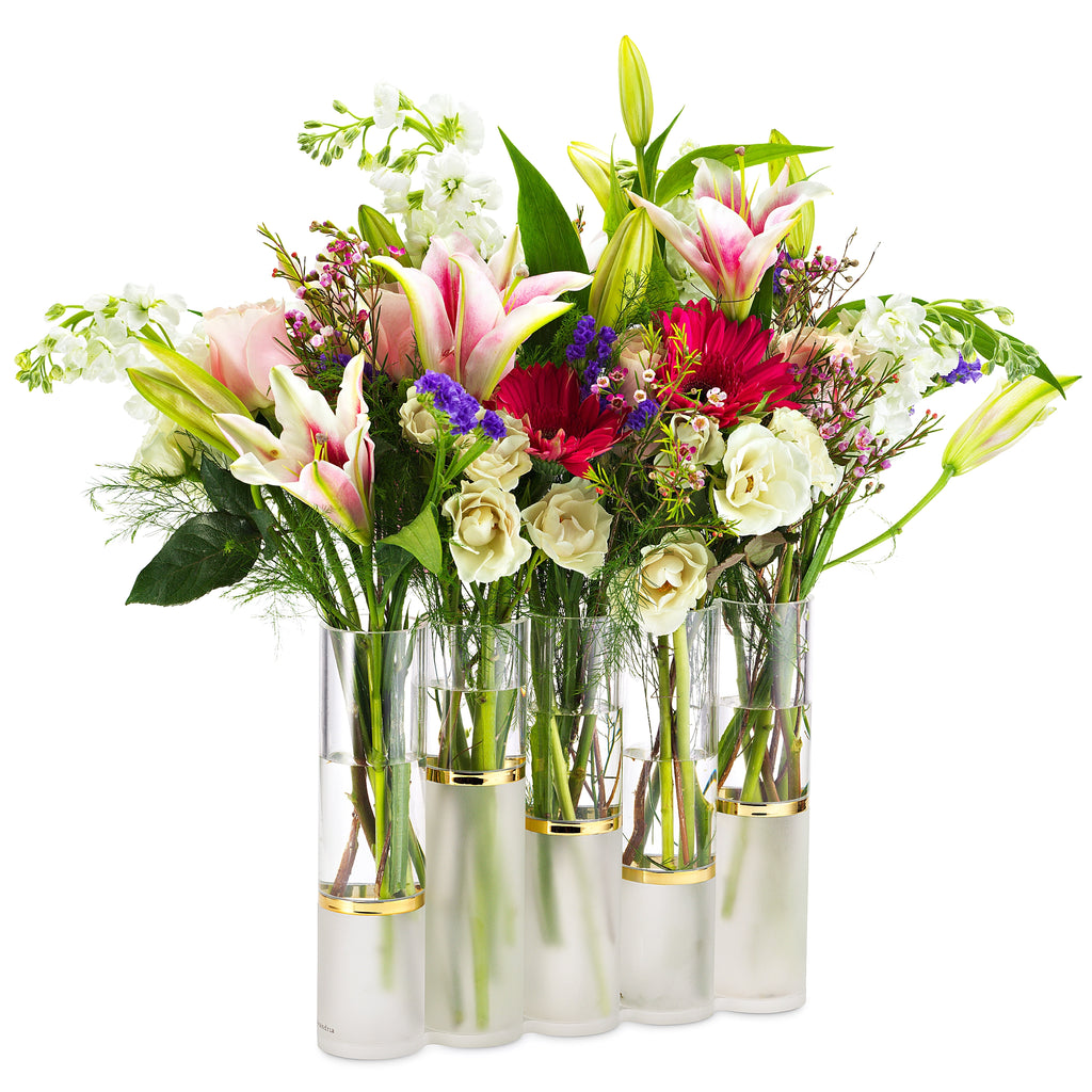 Alexandria Five-section acrylic flower vase