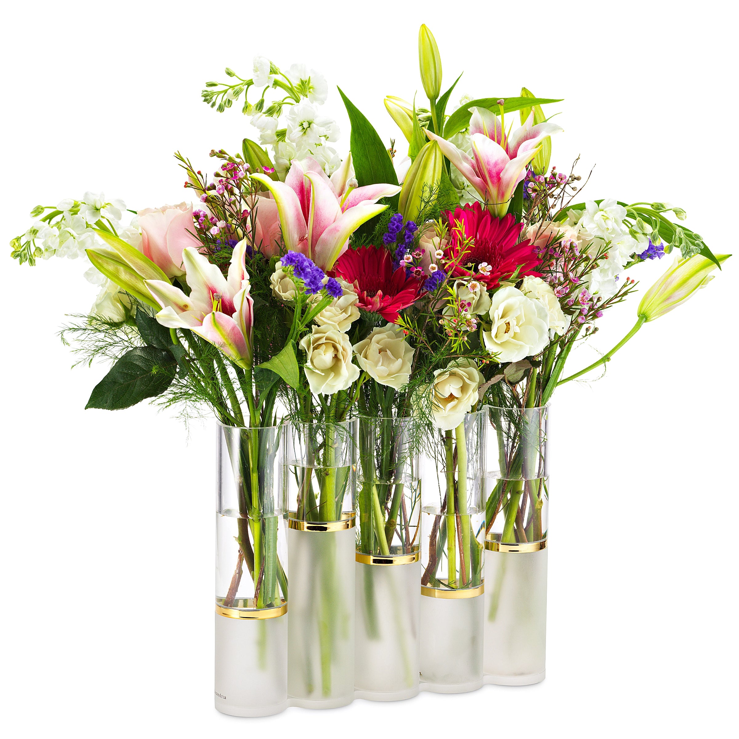 Alexandria Five-section acrylic flower vase