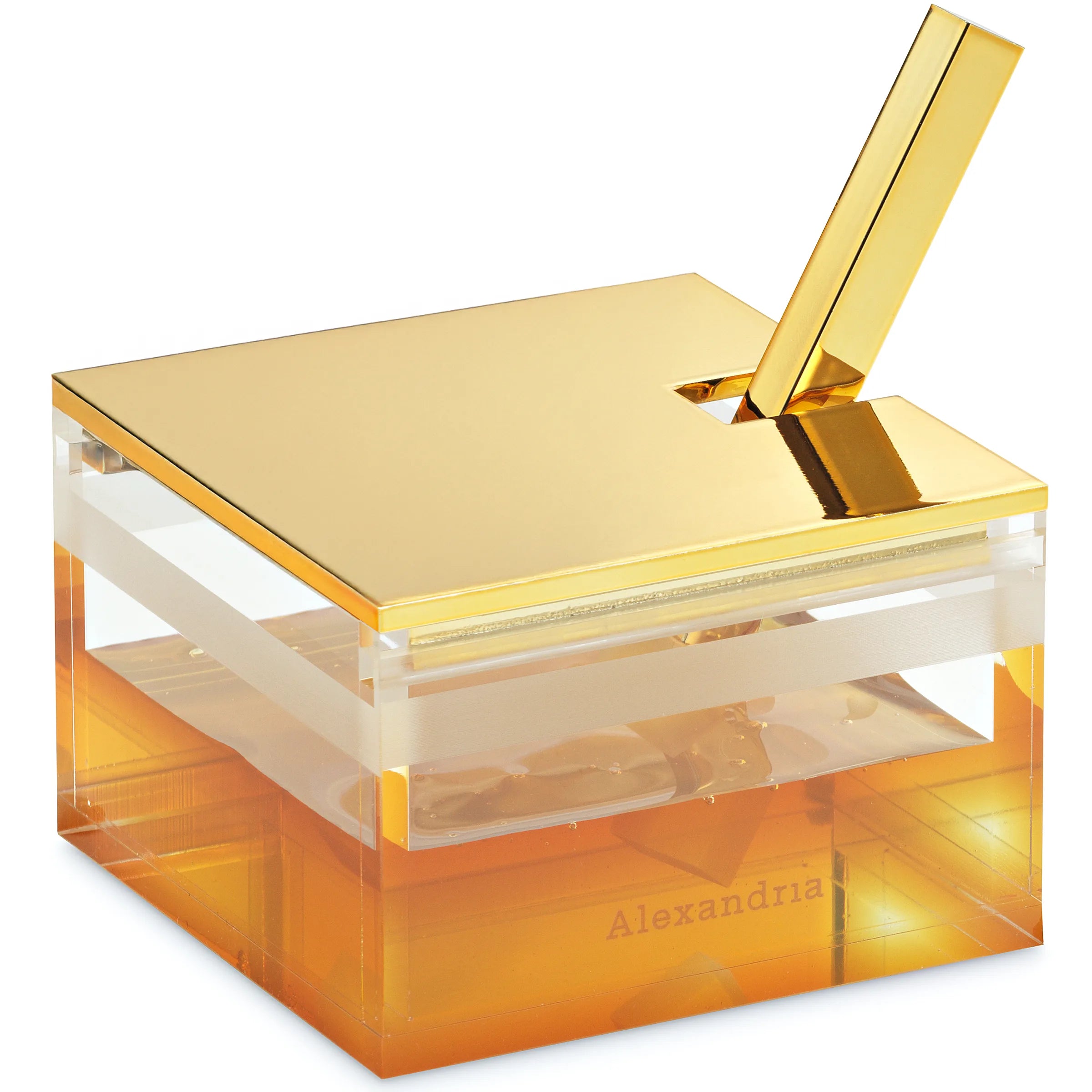 Acrylic Square Honey Container