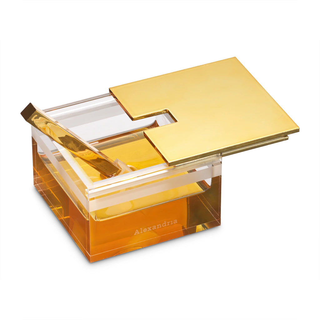 Acrylic Square Honey Container