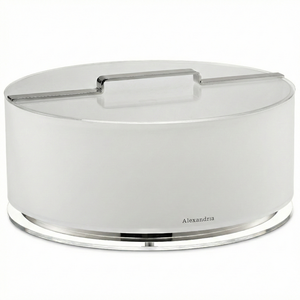 SILVER FLOATING MATZAH BOX