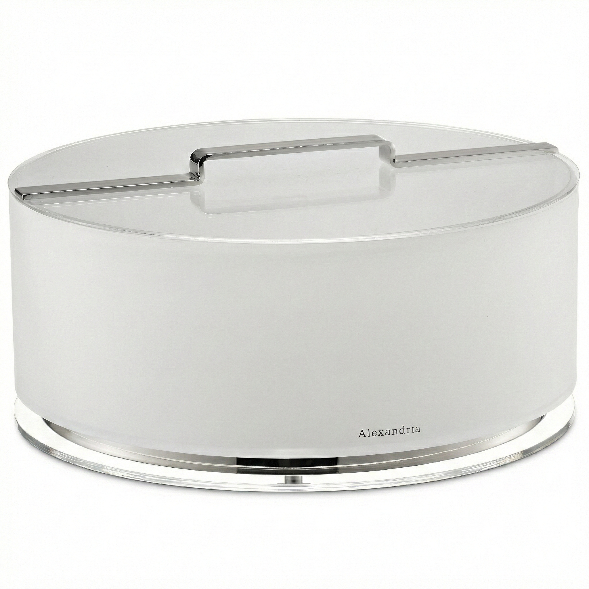 SILVER FLOATING MATZAH BOX