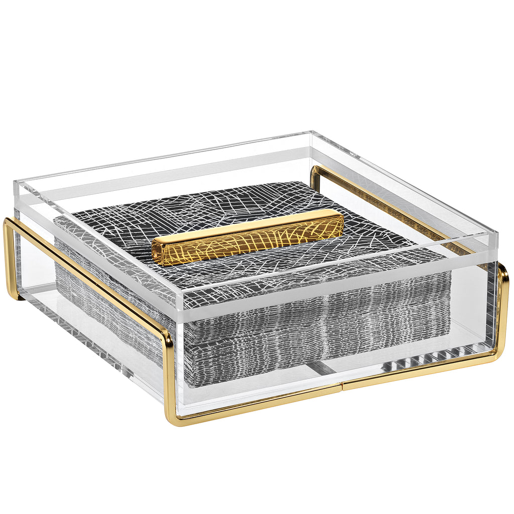 Alexandria Gold Napkin Holder