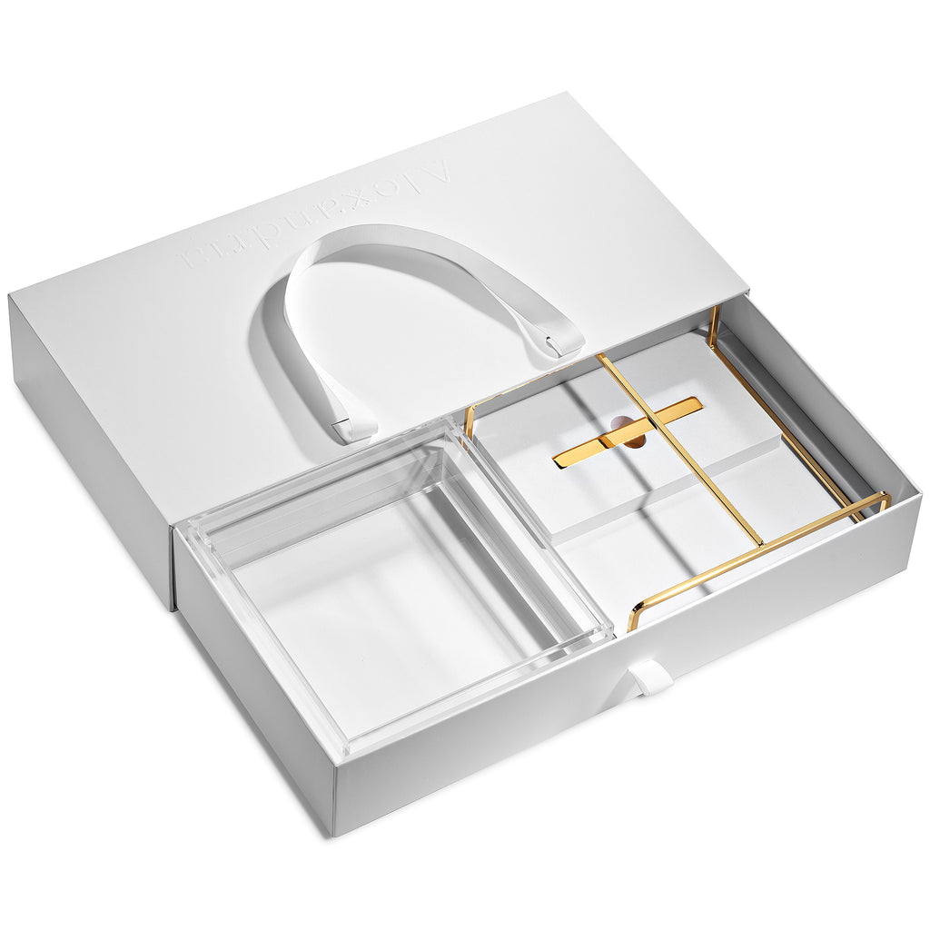 Alexandria Gold Napkin Holder
